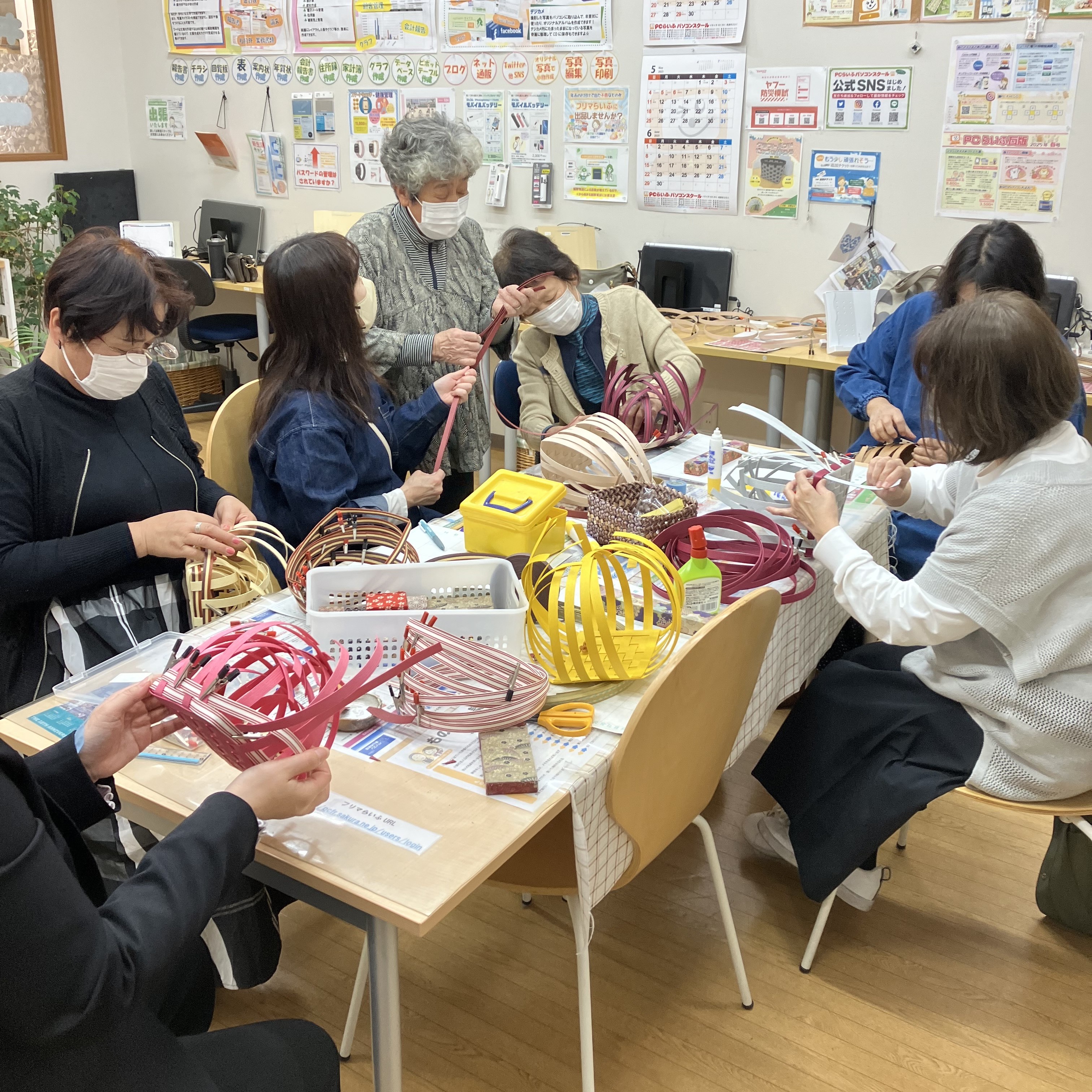 かご作りイベント
