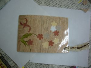 押し花の作品5番目