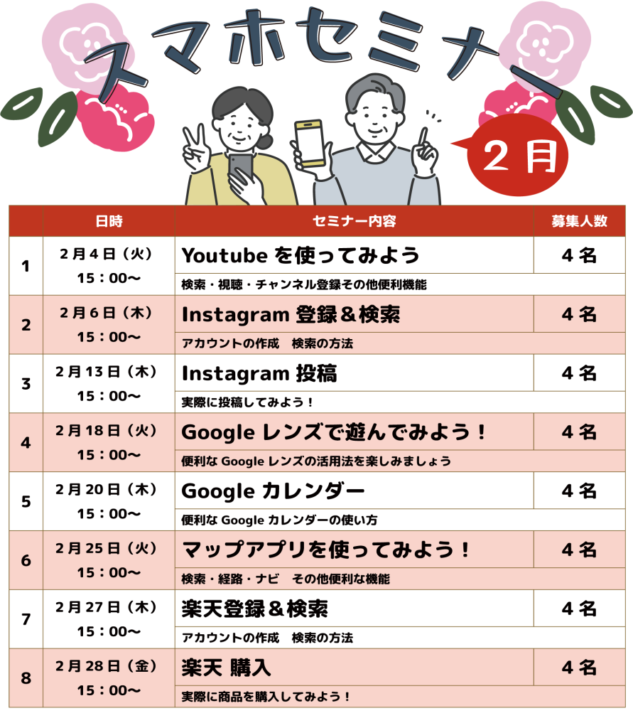 スマホセミナーSNS202502