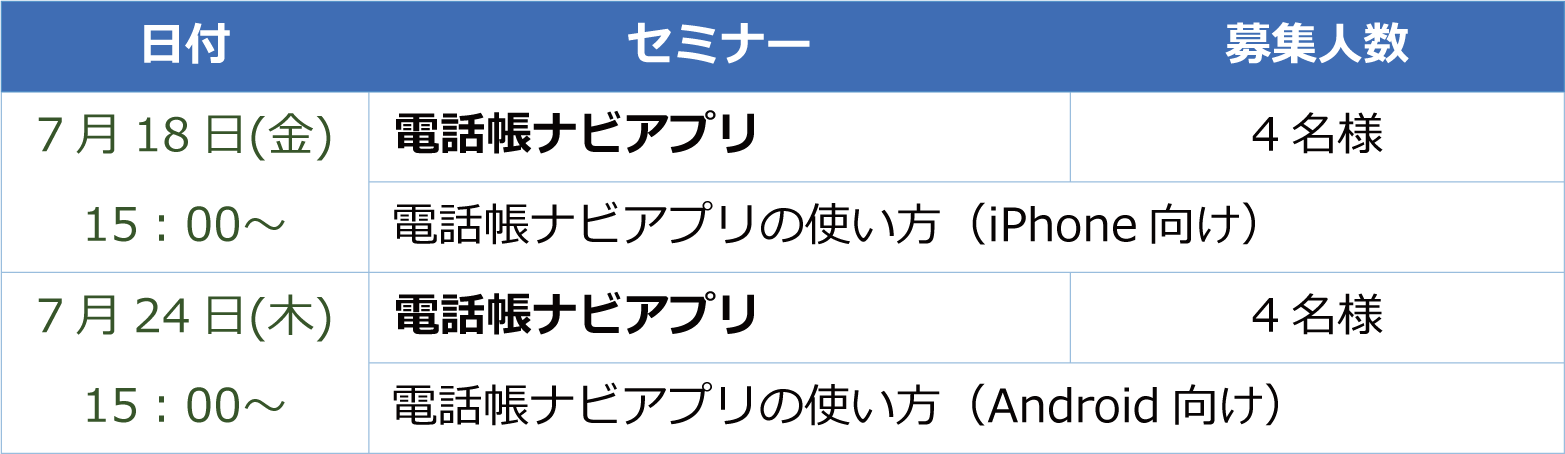 スマホセミナー